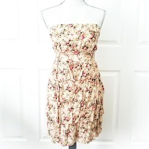 CLOSET CLOSING! Body Central • Floral Strapless Dress